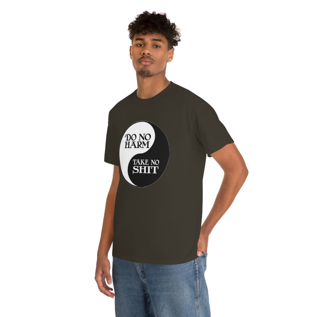 Do no harm take no shit-  Heavy Cotton Tee