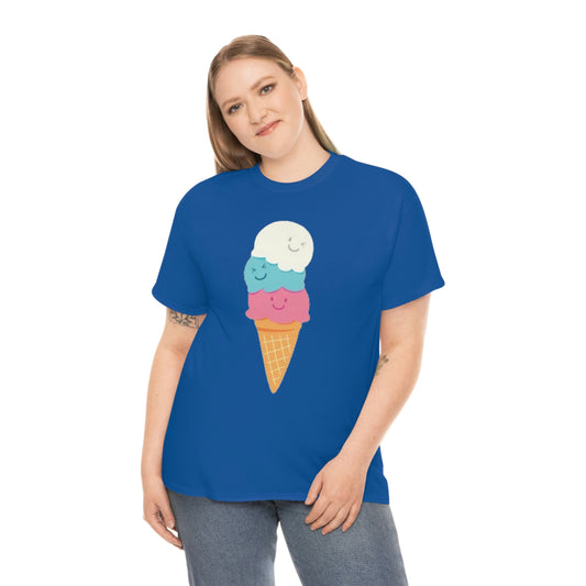 Ice cream- Unisex Heavy Cotton Tee