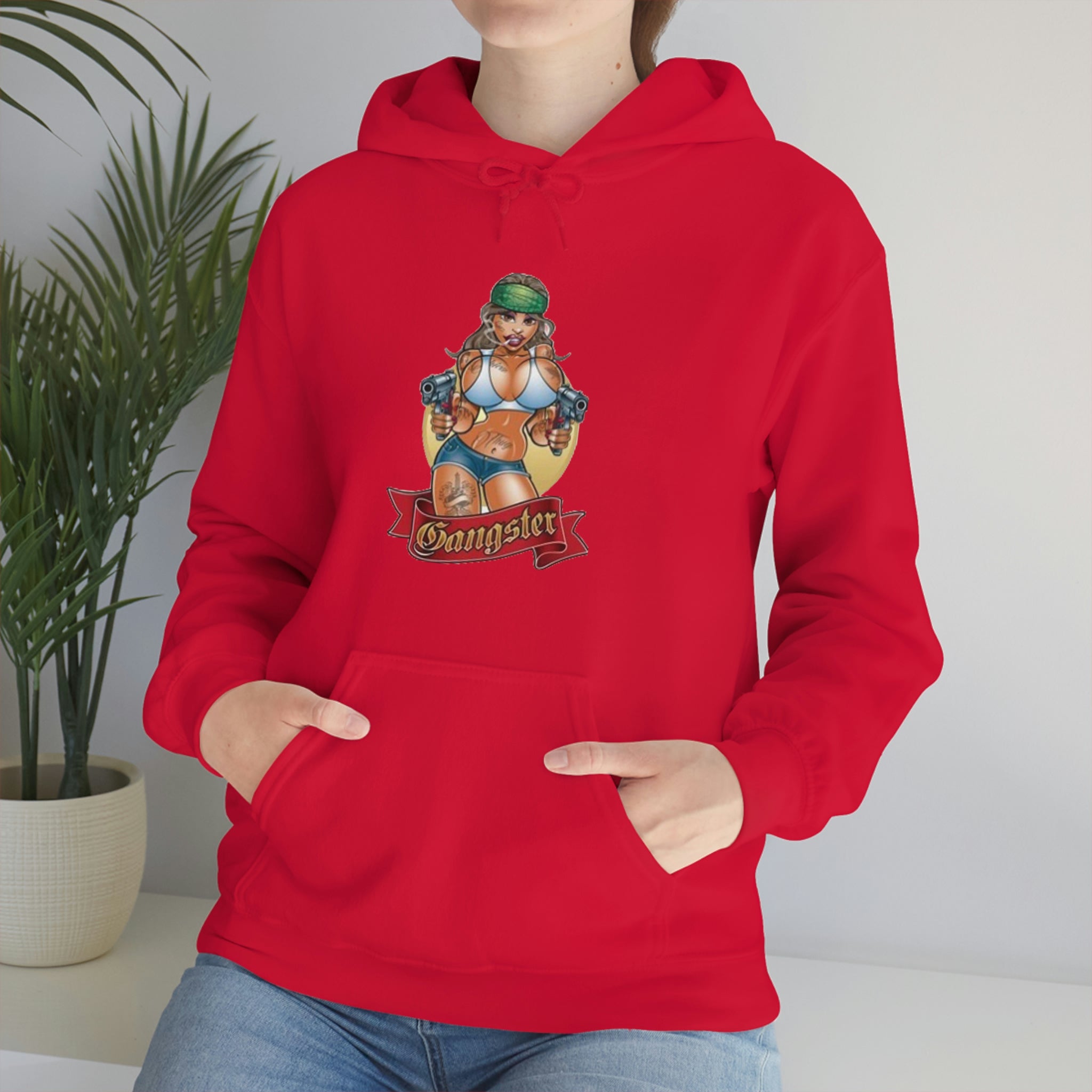 Girl gangster-Heavy Blend™ Hooded Sweatshirt