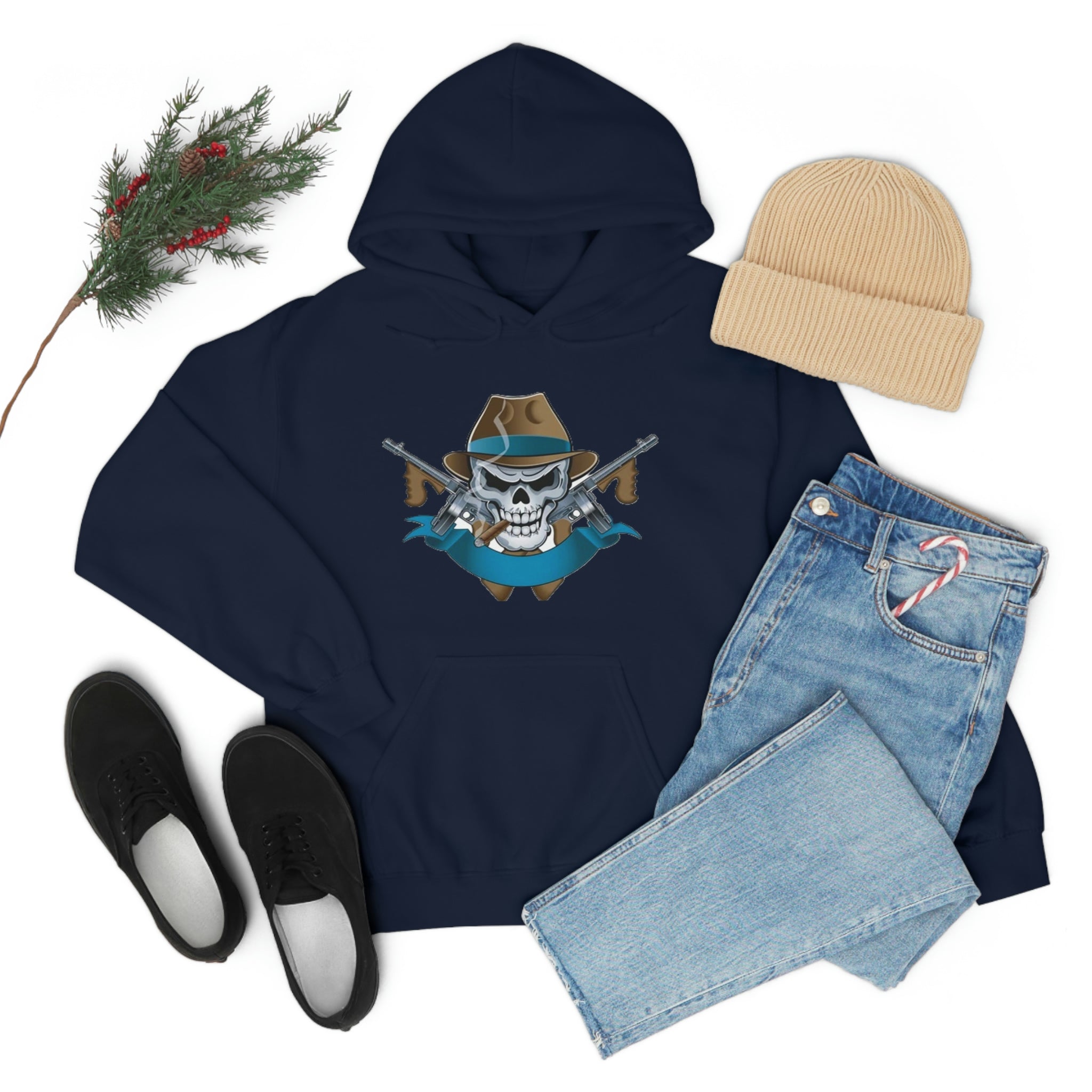 Skullhead- Heavy Blend™ Hooded Sweatshirt