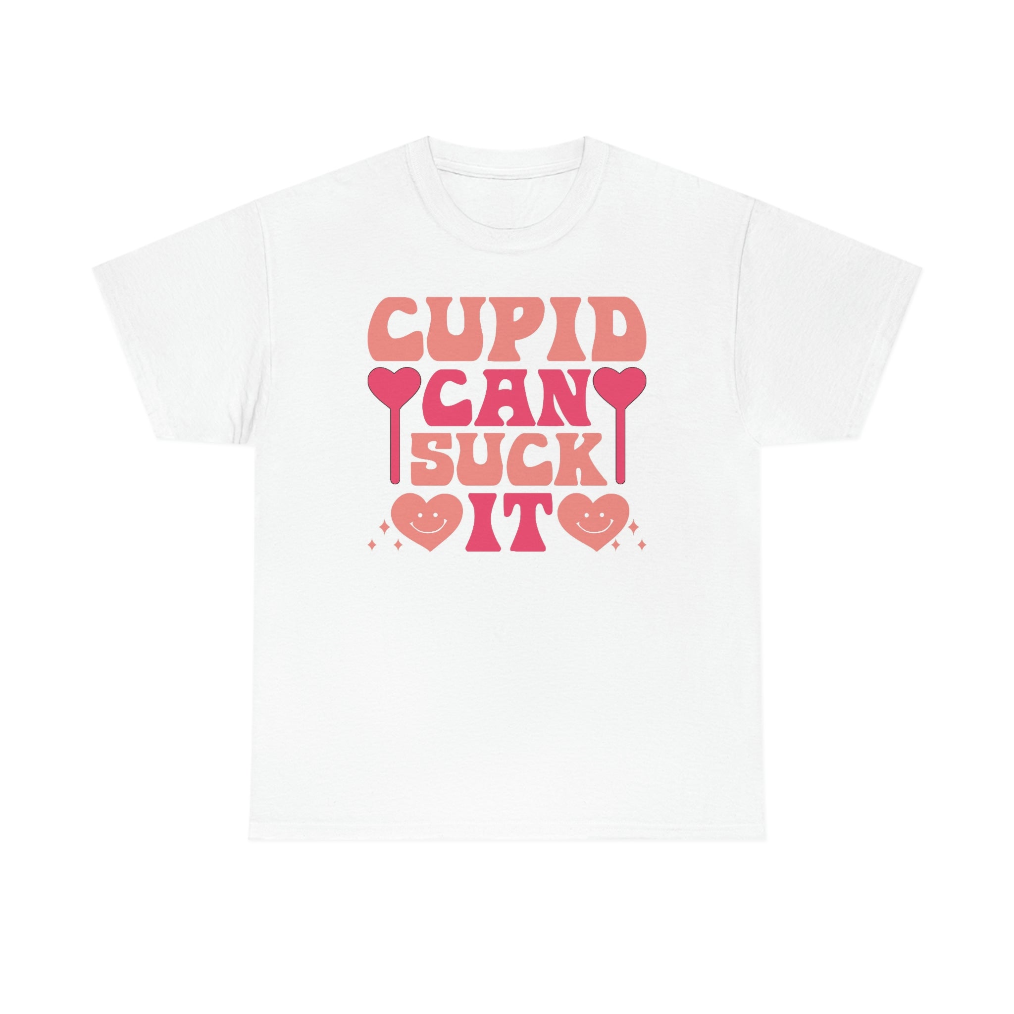 Cupid can suck it- Heavy Cotton Tee