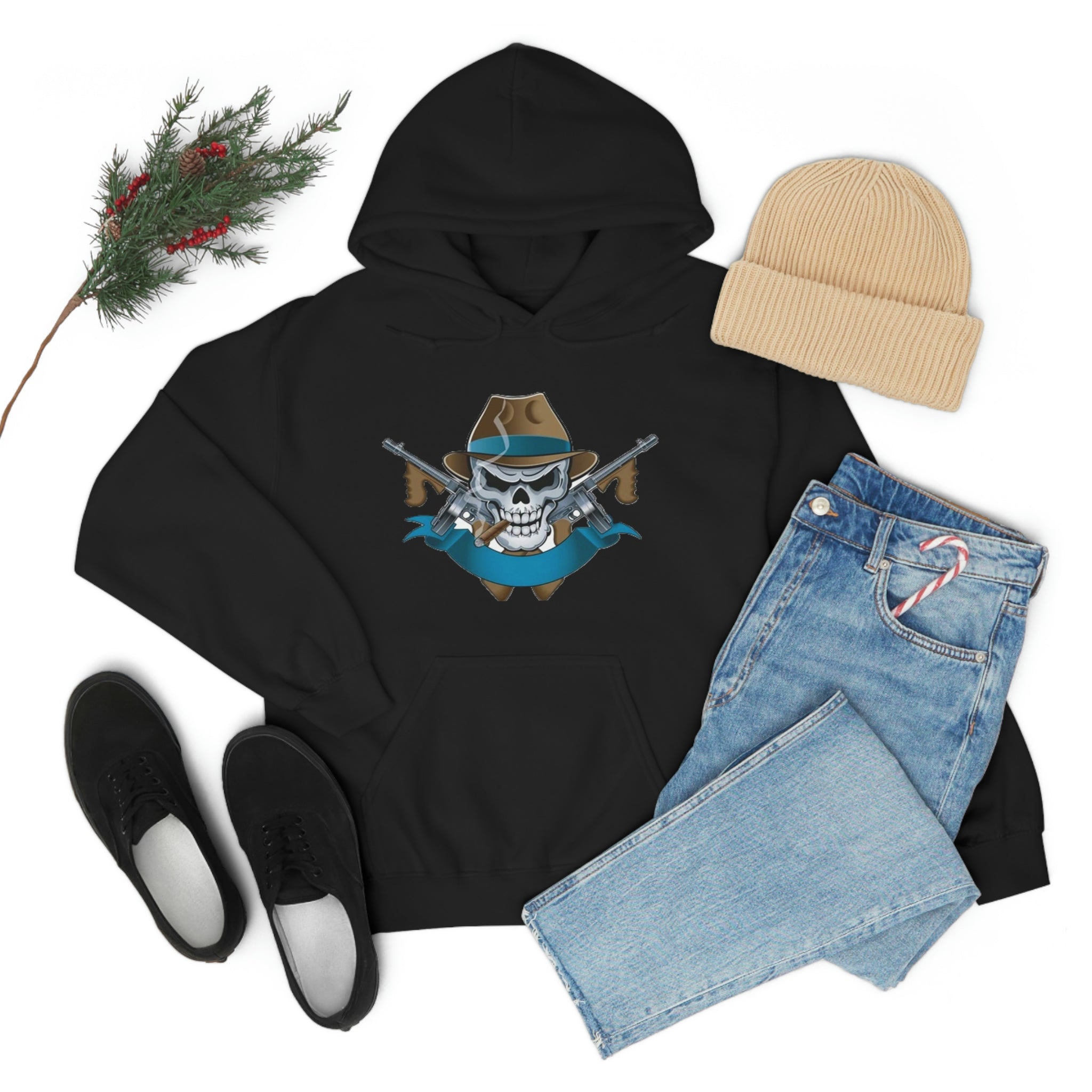 Skullhead- Heavy Blend™ Hooded Sweatshirt