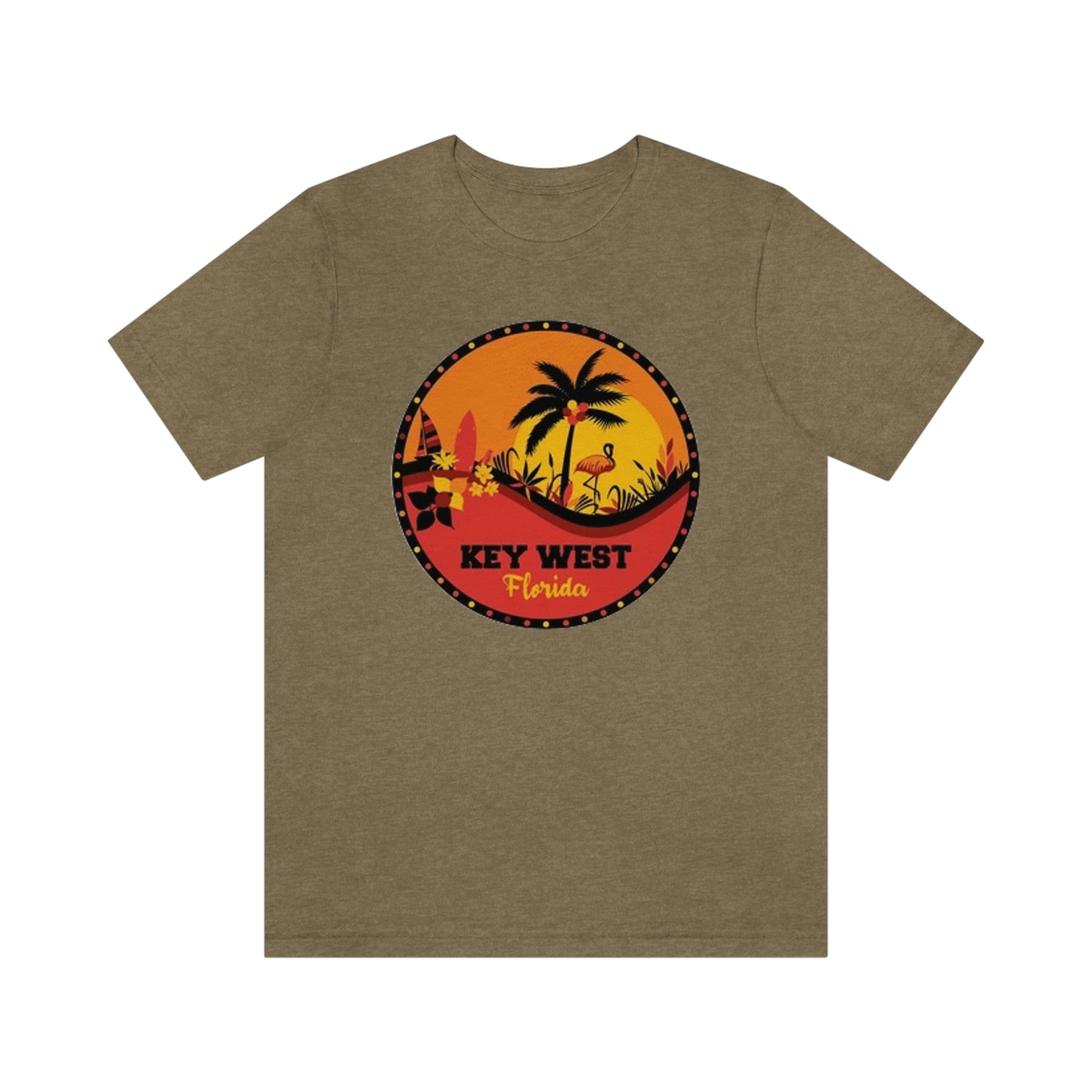 Key west Fl- Unisex Jersey Short Sleeve Tee
