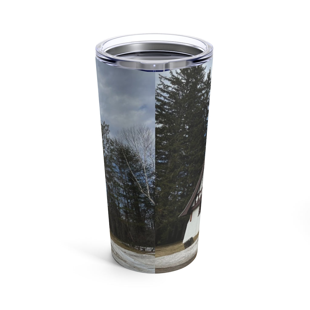 Tumbler 20oz-white fathers church