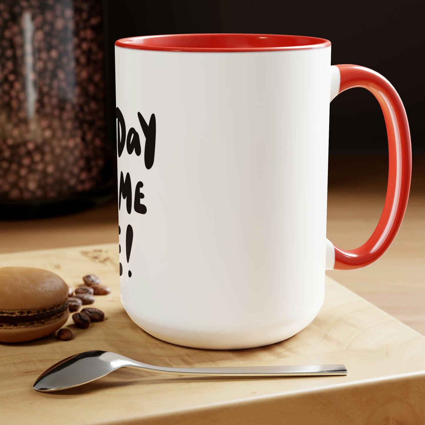 Leave me alone -Two-Tone Coffee Mugs, 15oz