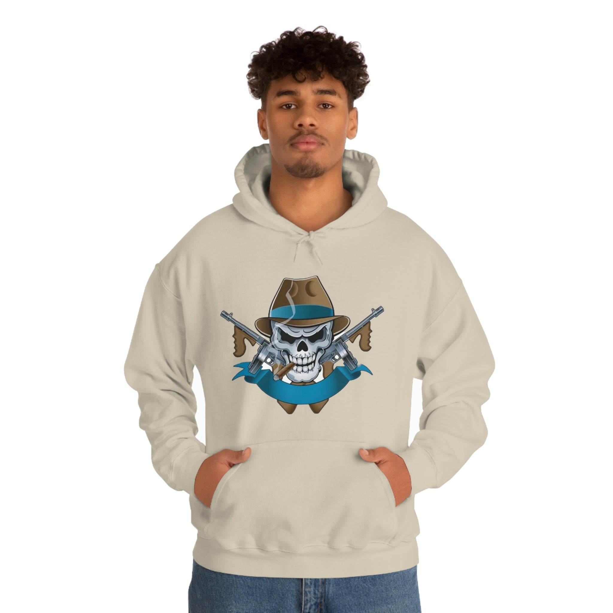 Skullhead- Heavy Blend™ Hooded Sweatshirt
