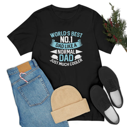 Coolest dad- Jersey Short Sleeve Tee