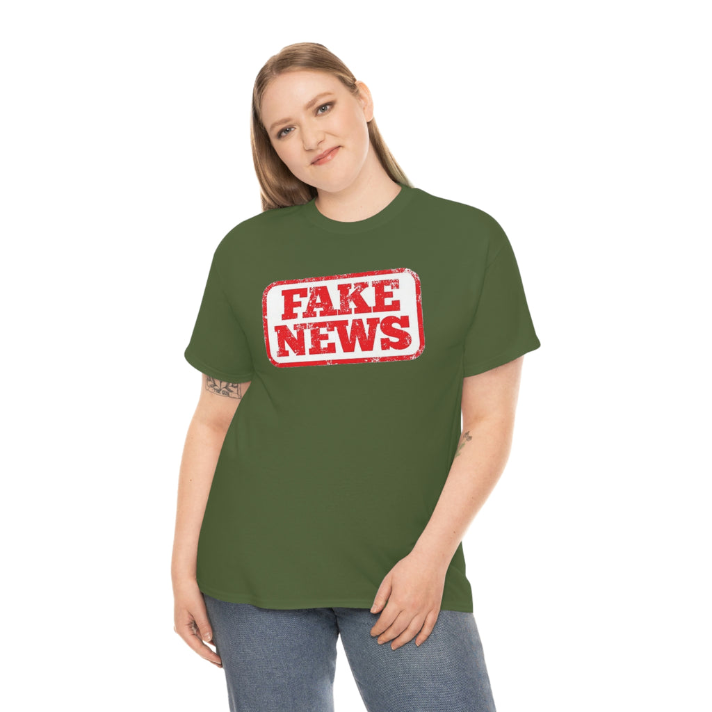 Fake news- Unisex Heavy Cotton Tee