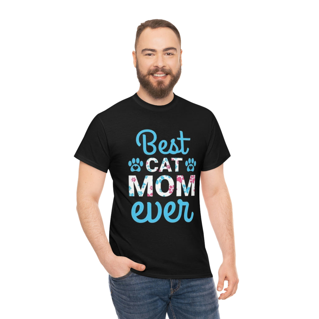 Best cat mom— Heavy Cotton Tee
