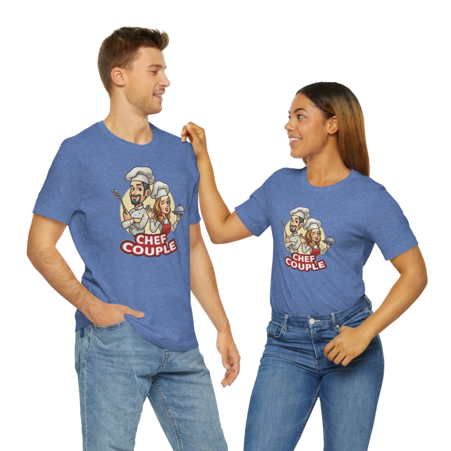 Chef couple- Unisex Jersey Short Sleeve Tee