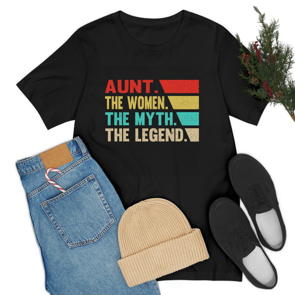 Aunt the legend- Jersey Short Sleeve Tee