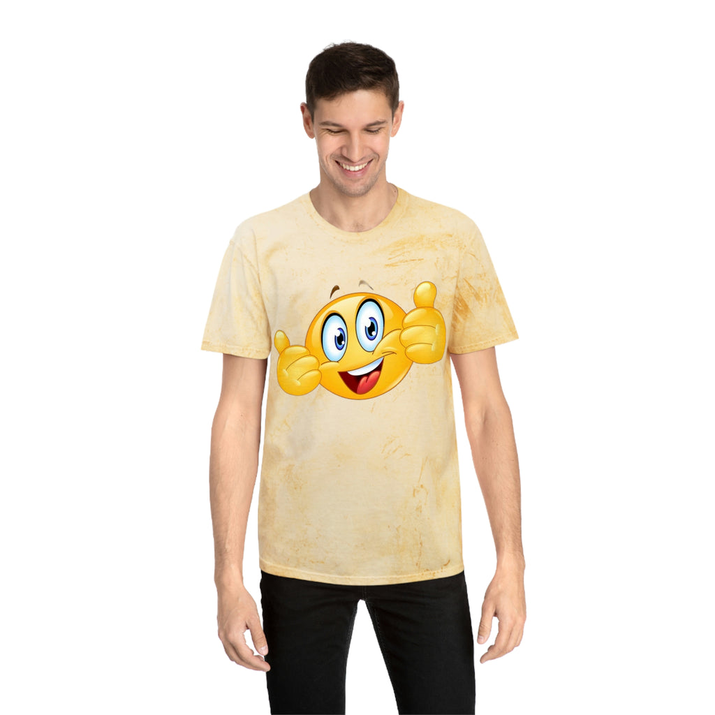 Smiley face— Unisex Color Blast T-Shirt