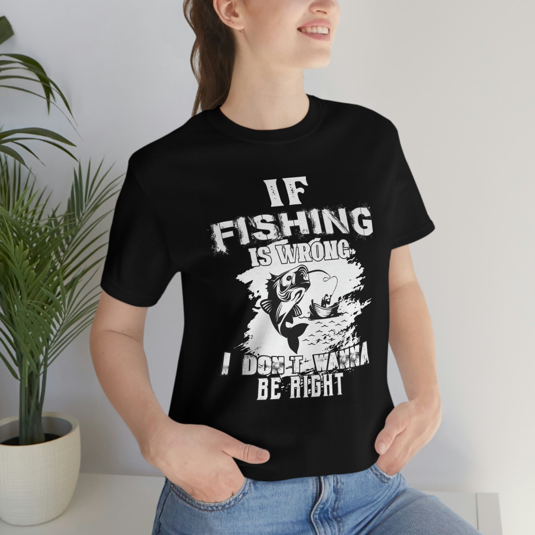 Fishing— Unisex Jersey Short Sleeve Tee