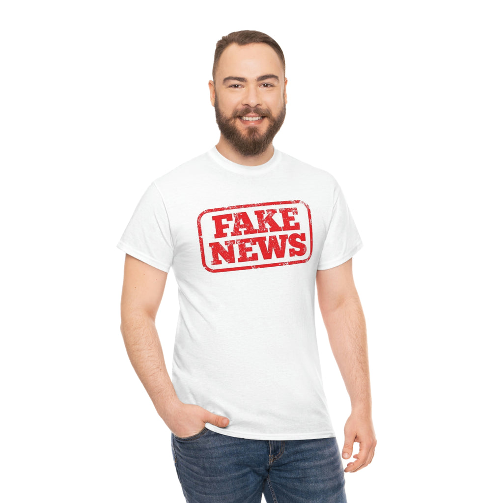 Fake news- Unisex Heavy Cotton Tee