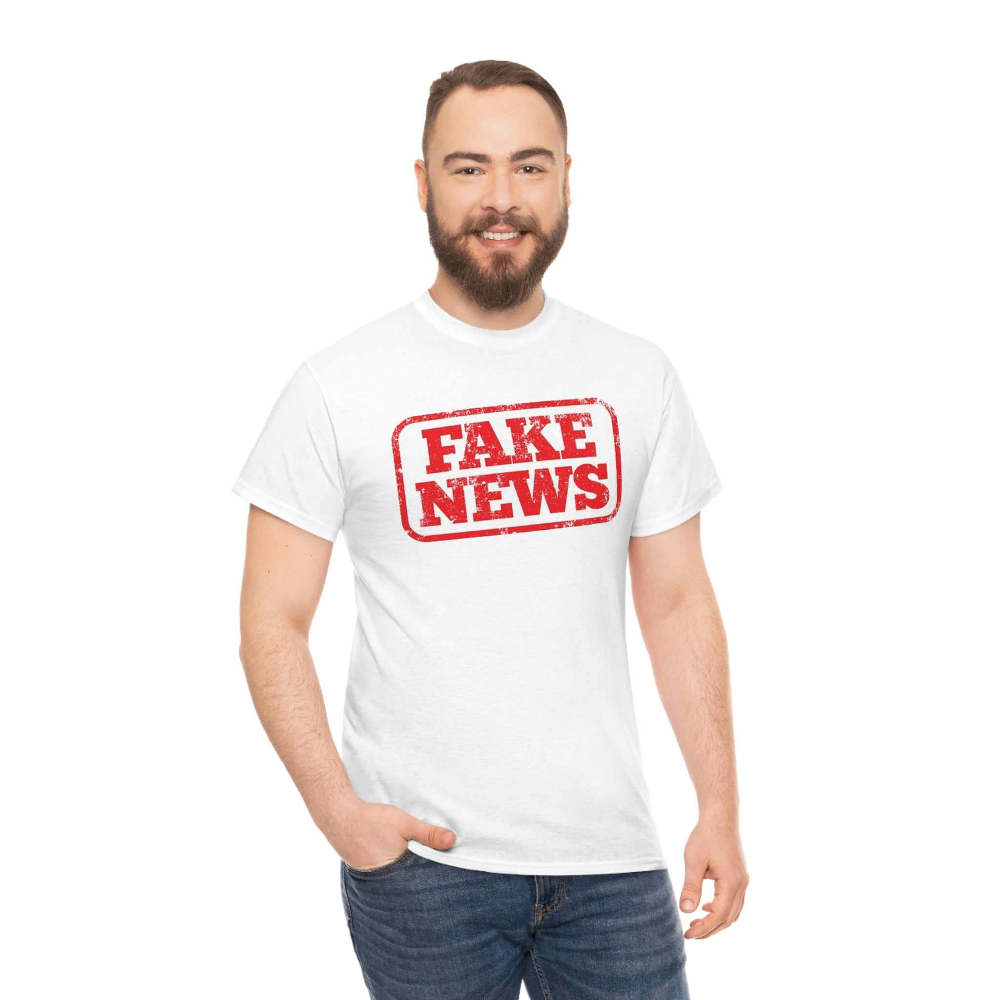 Fake news- Unisex Heavy Cotton Tee