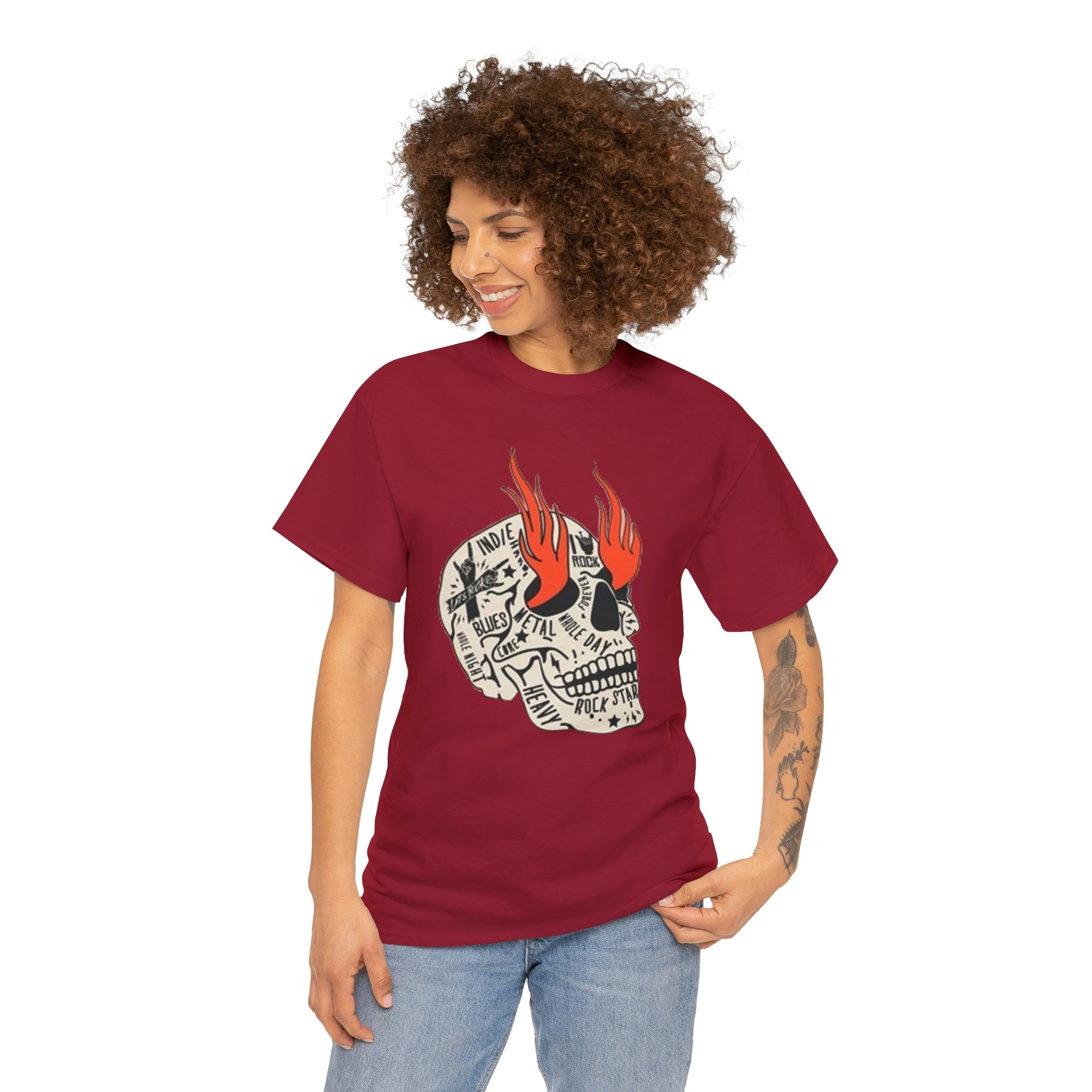 Rocker head- Heavy Cotton Tee