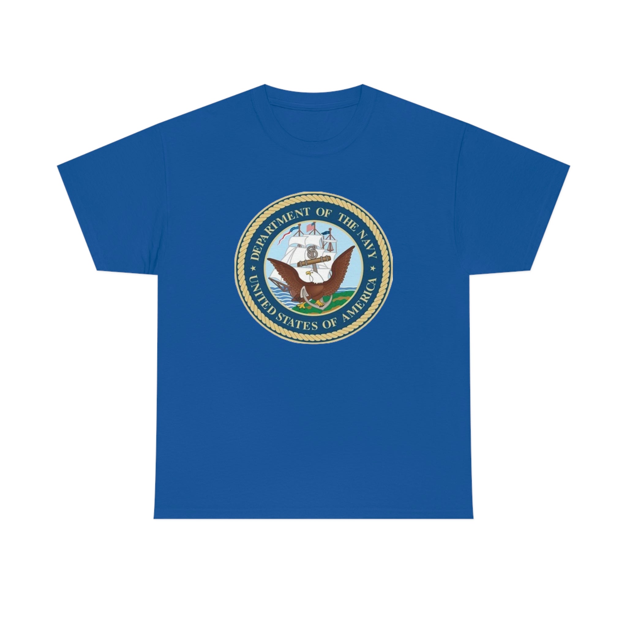 Navy- Unisex Heavy Cotton Tee