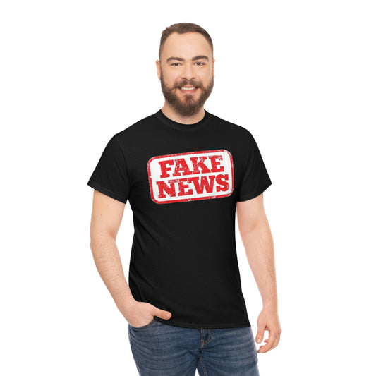 Fake news- Unisex Heavy Cotton Tee