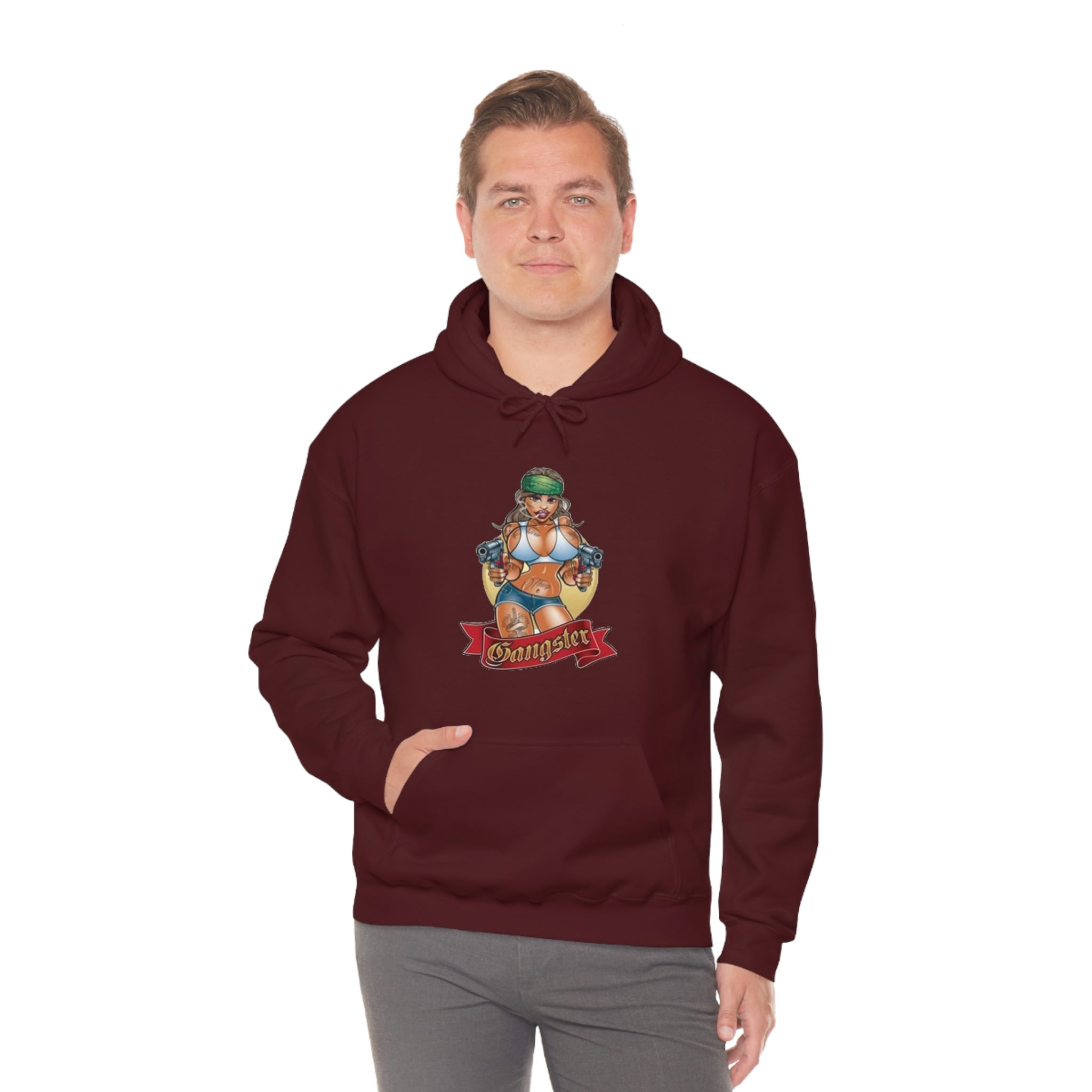 Girl gangster-Heavy Blend™ Hooded Sweatshirt