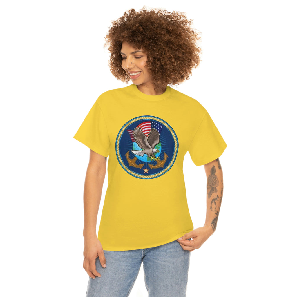 Navy- Unisex Heavy Cotton Tee