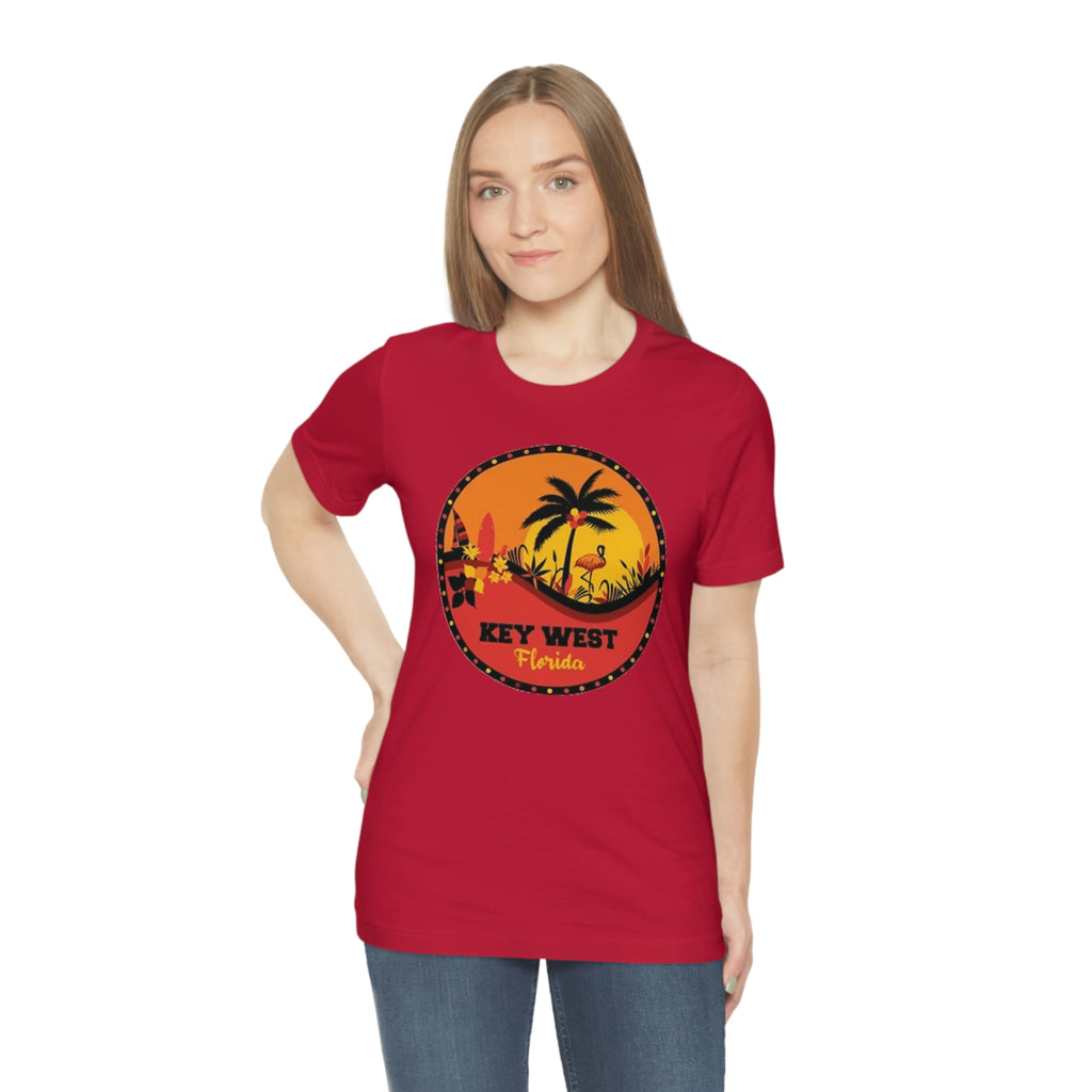 Key west Fl- Unisex Jersey Short Sleeve Tee