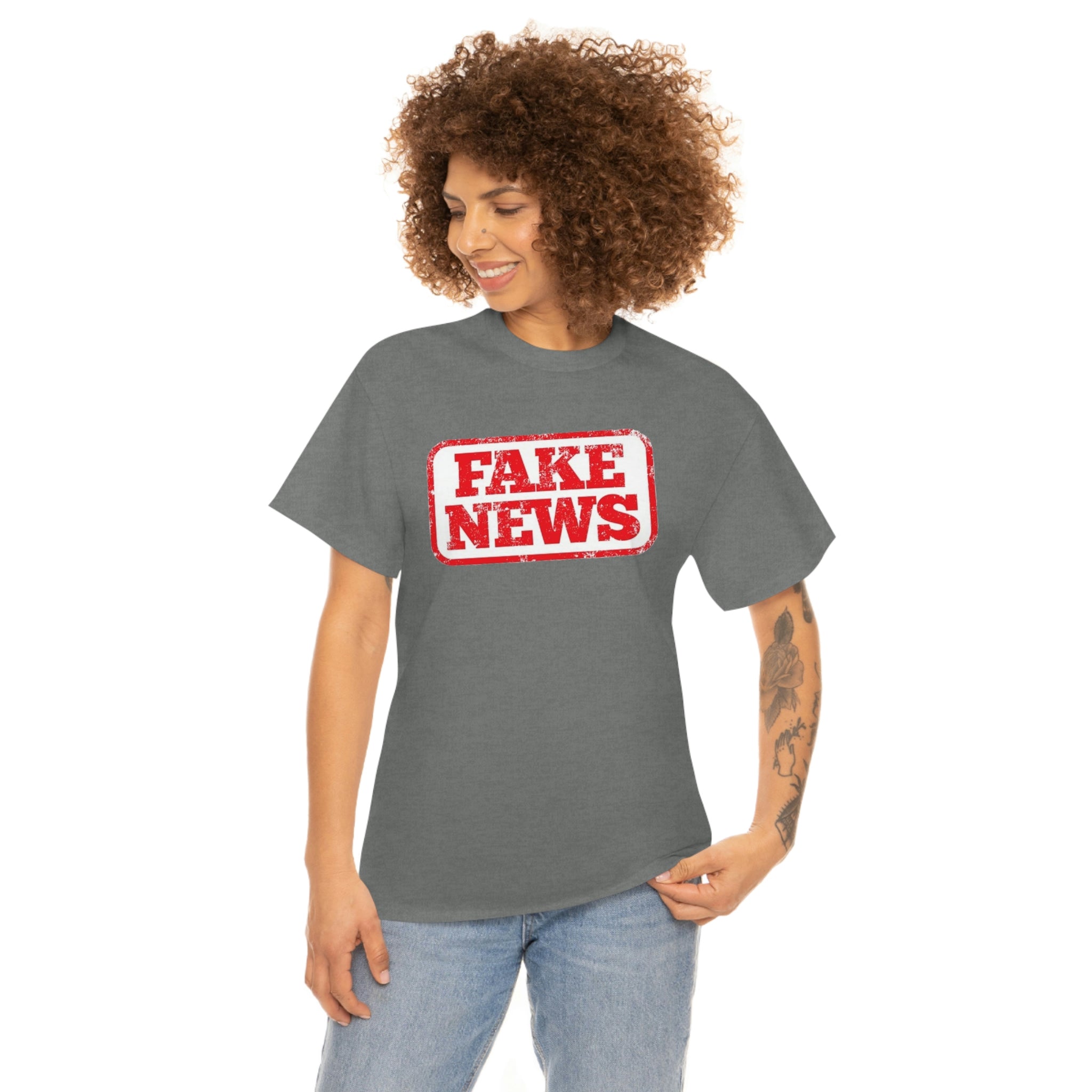 Fake news- Unisex Heavy Cotton Tee