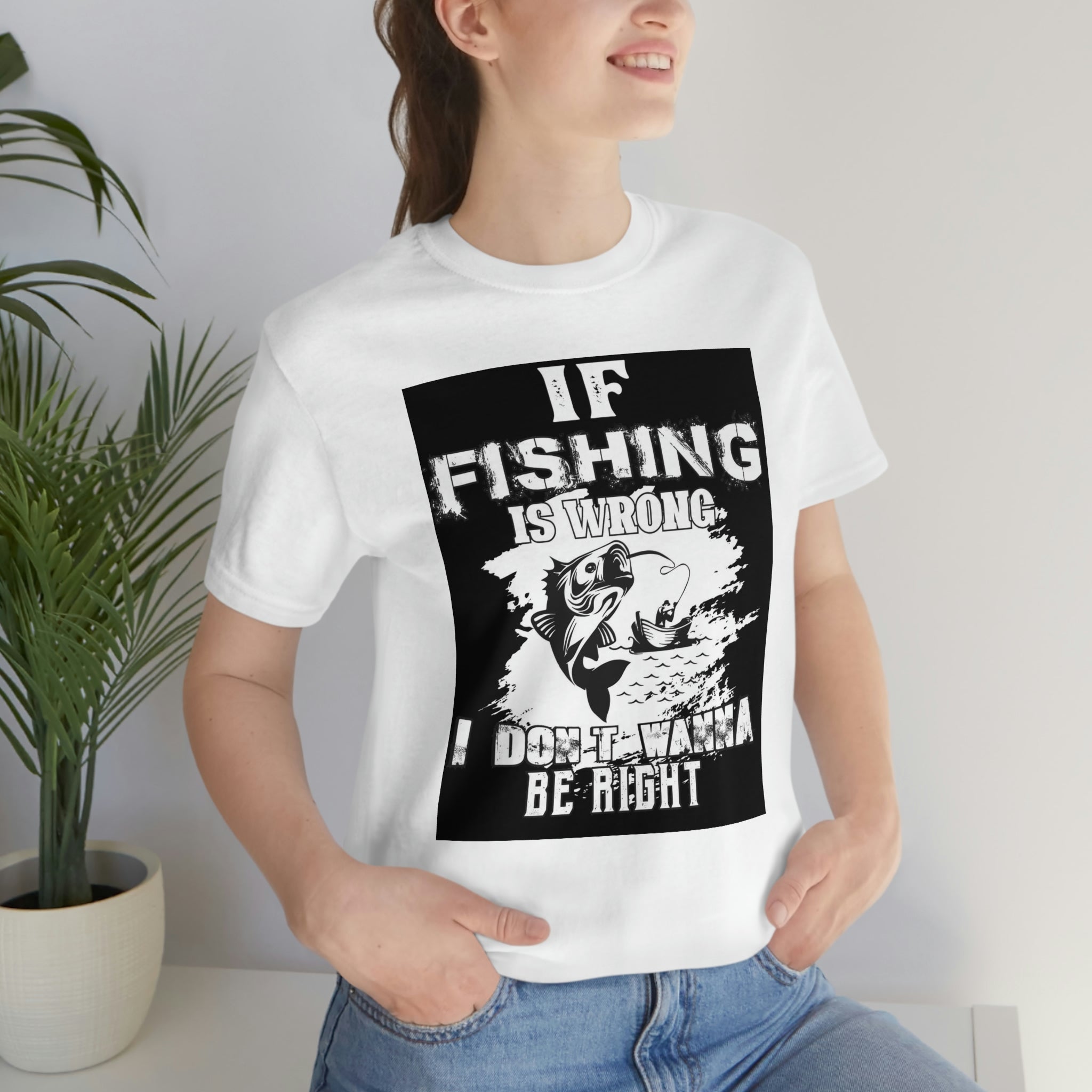 Fishing— Unisex Jersey Short Sleeve Tee