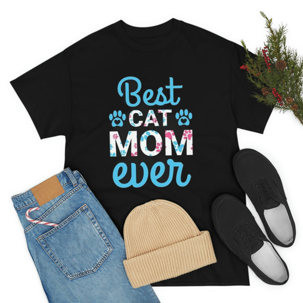 Best cat mom— Heavy Cotton Tee