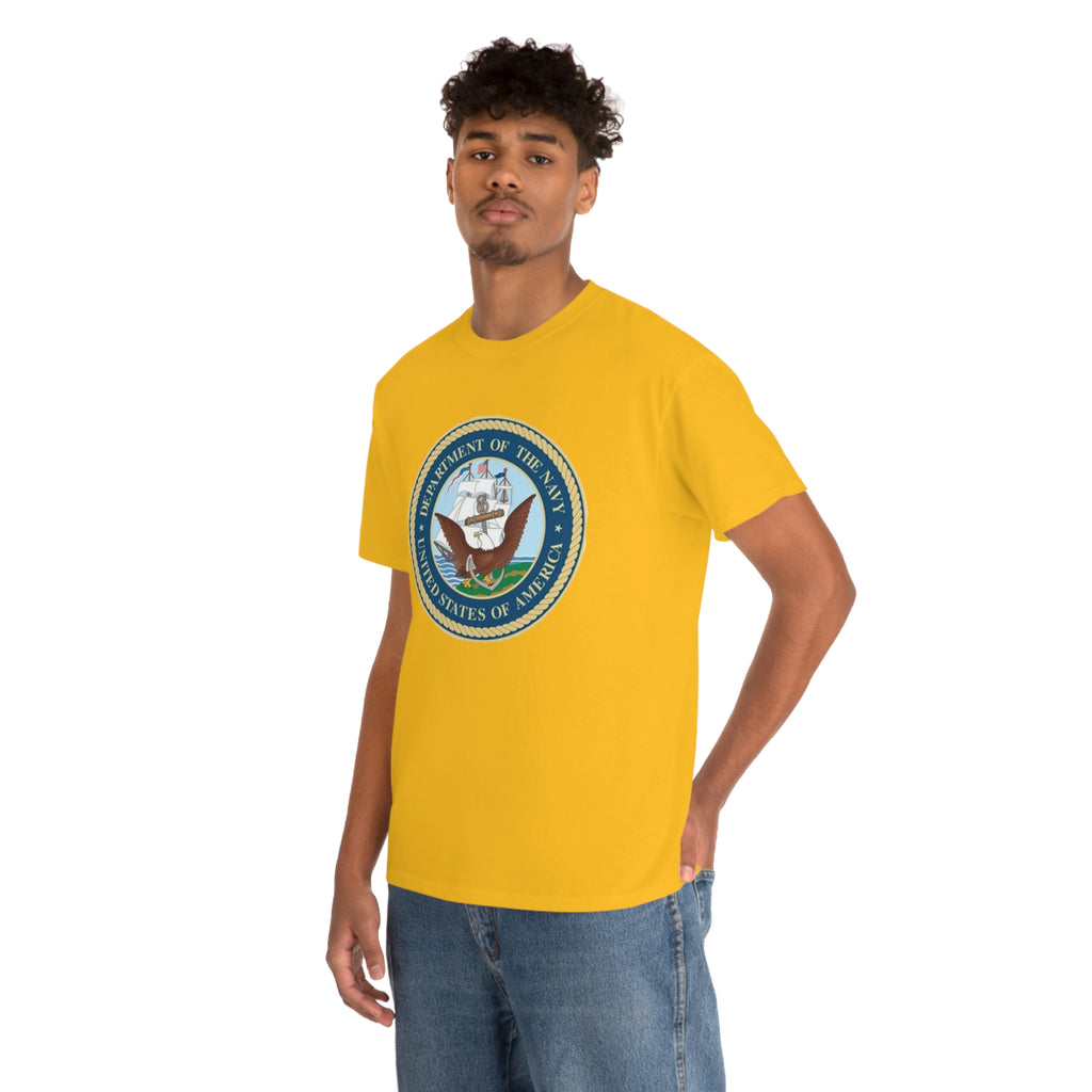 Navy- Unisex Heavy Cotton Tee
