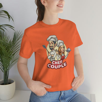 Chef couple- Unisex Jersey Short Sleeve Tee