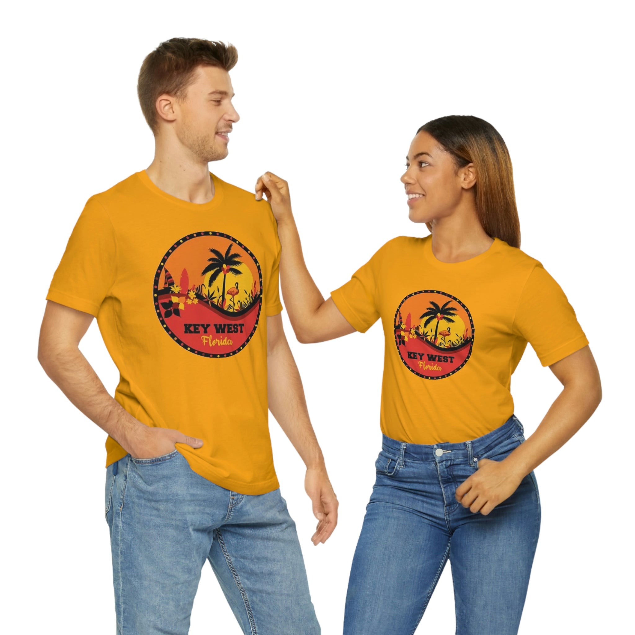 Key west Fl- Unisex Jersey Short Sleeve Tee