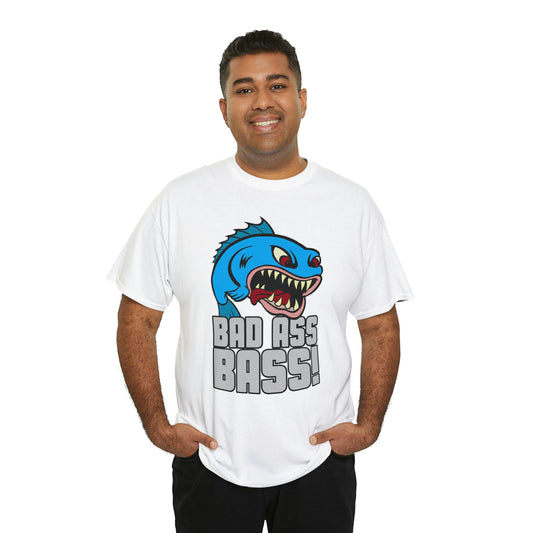 Bad ass bass- Heavy Cotton Tee