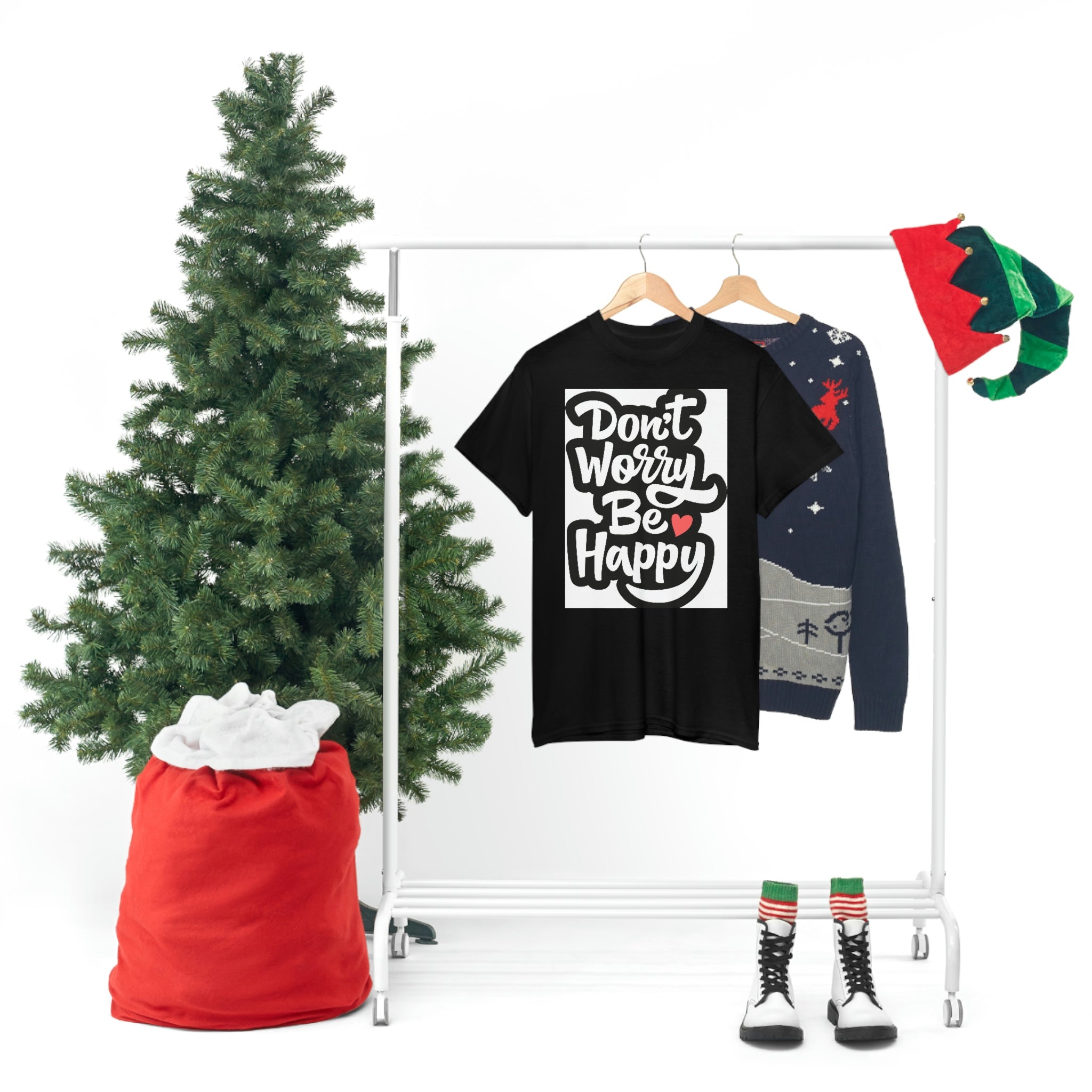 Don’t worry be happy- Heavy Cotton Tee Shirt