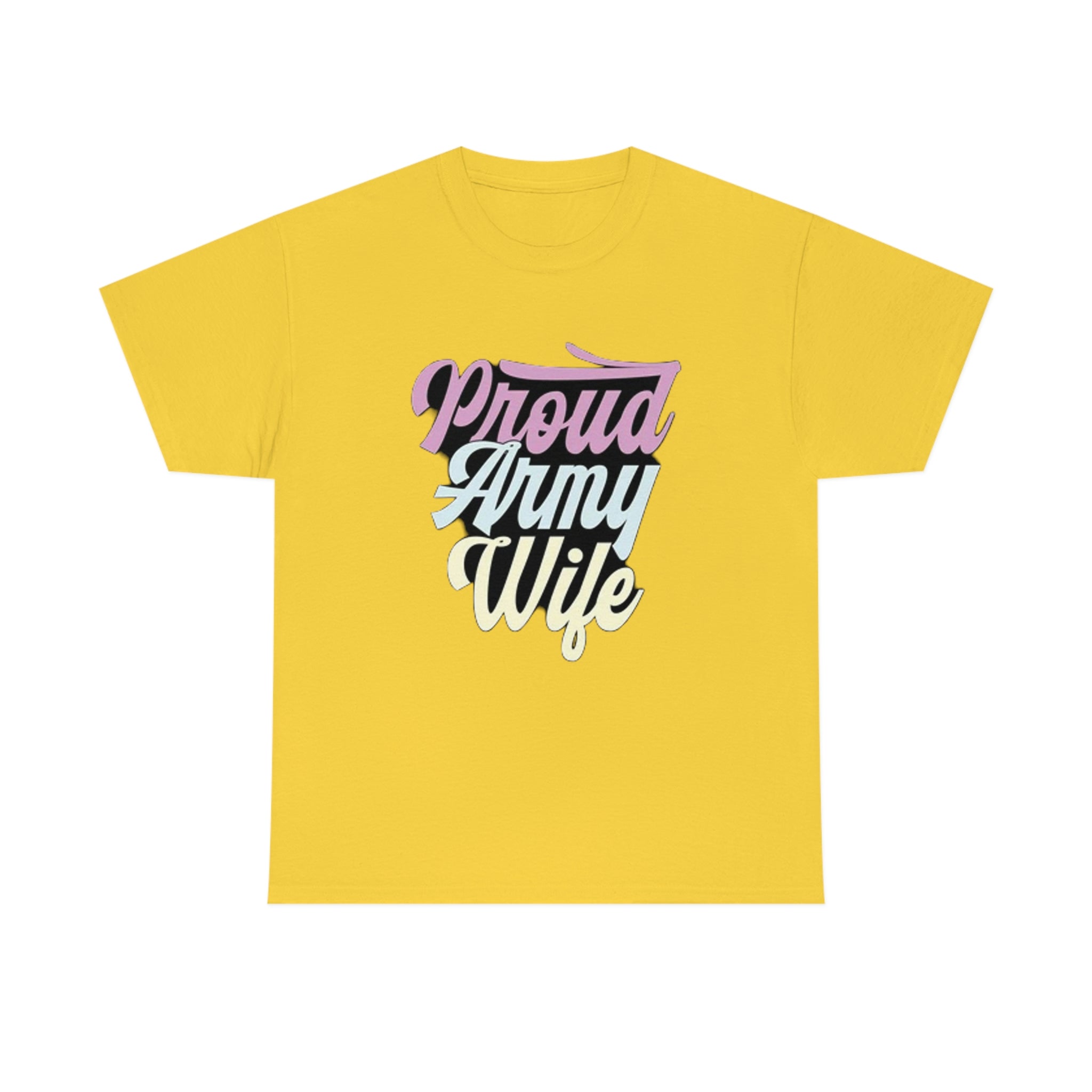 Proud army wife— Heavy Cotton Tee