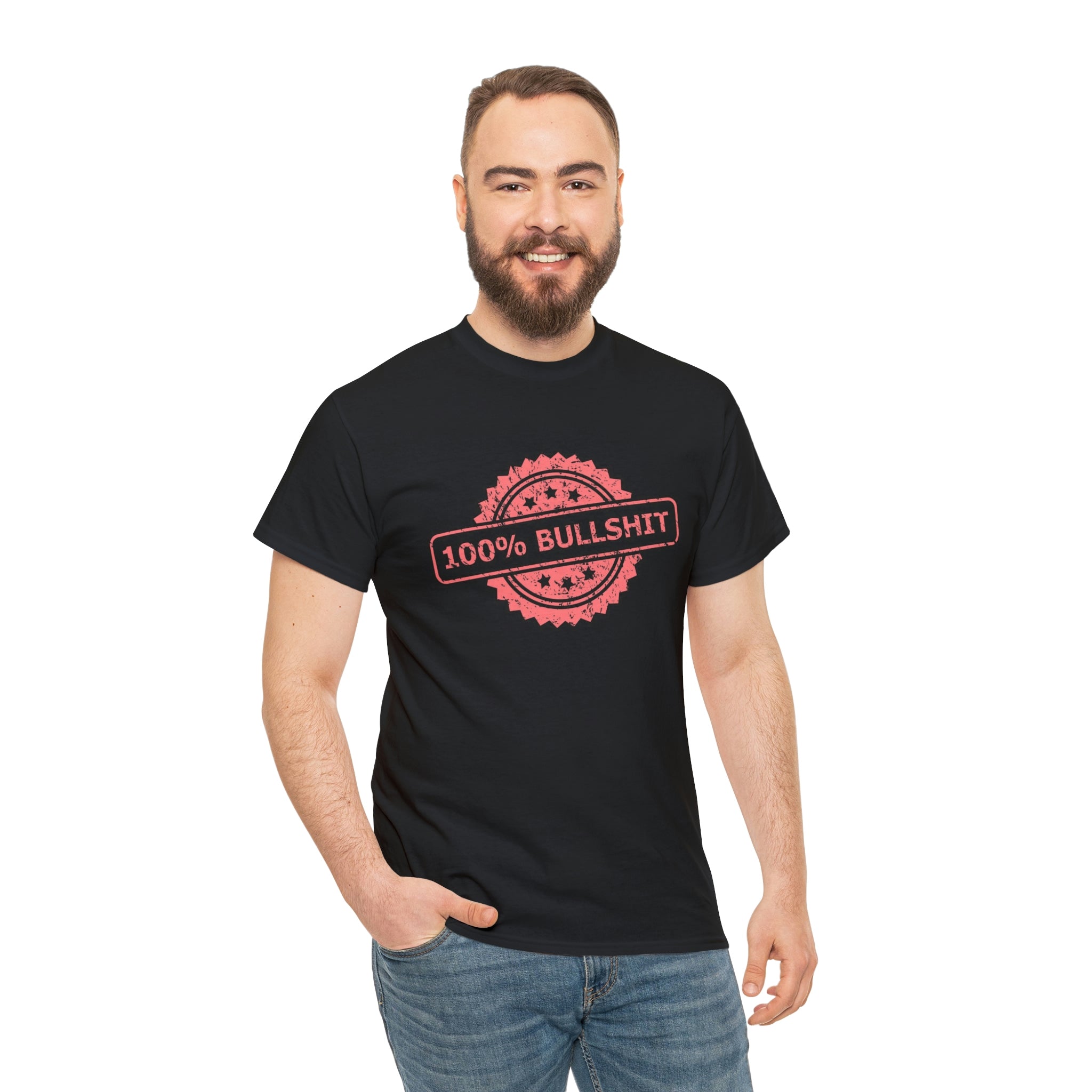 100 percent bullshit- Heavy Cotton Tee