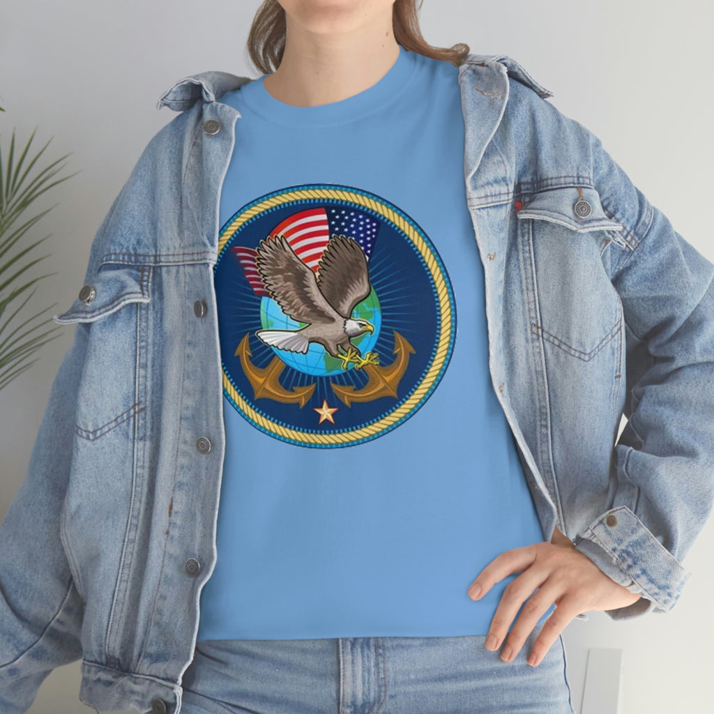 Navy- Unisex Heavy Cotton Tee