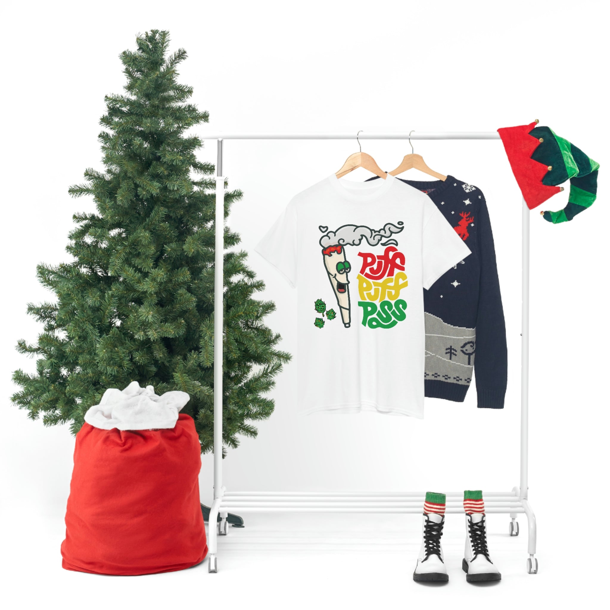Weed- puff pass- Unisex Heavy Cotton Tee
