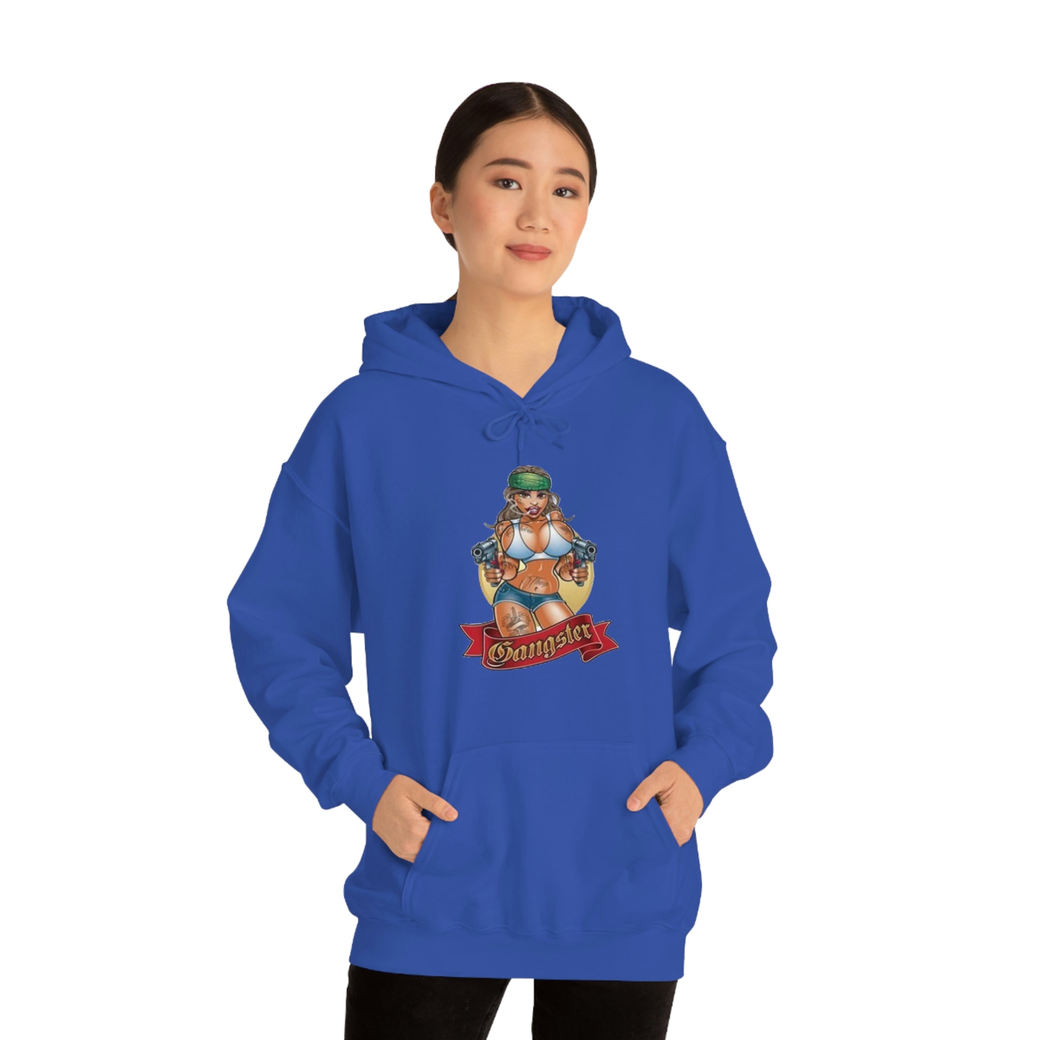 Girl gangster-Heavy Blend™ Hooded Sweatshirt