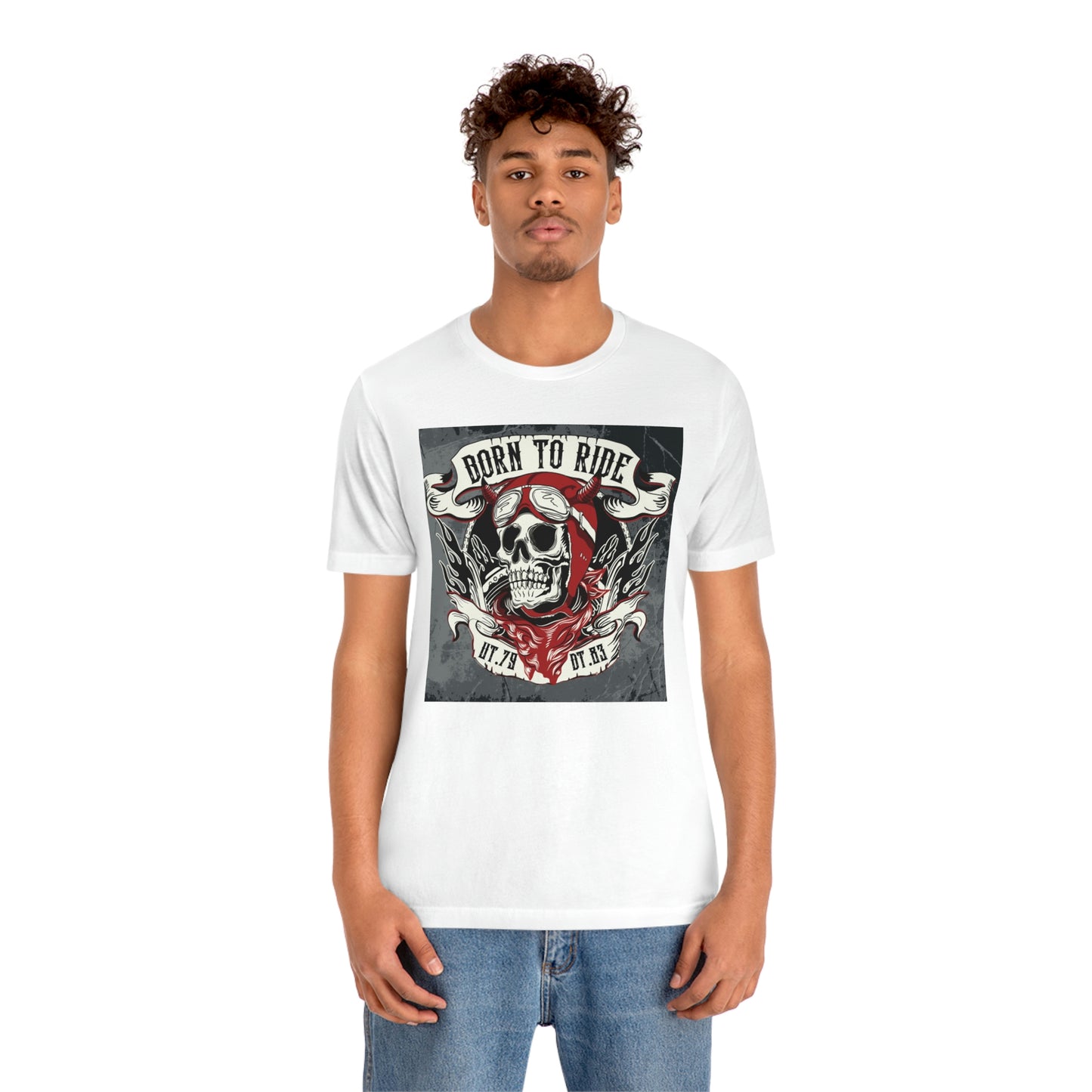 Born to ride- Jersey Short Sleeve Tee