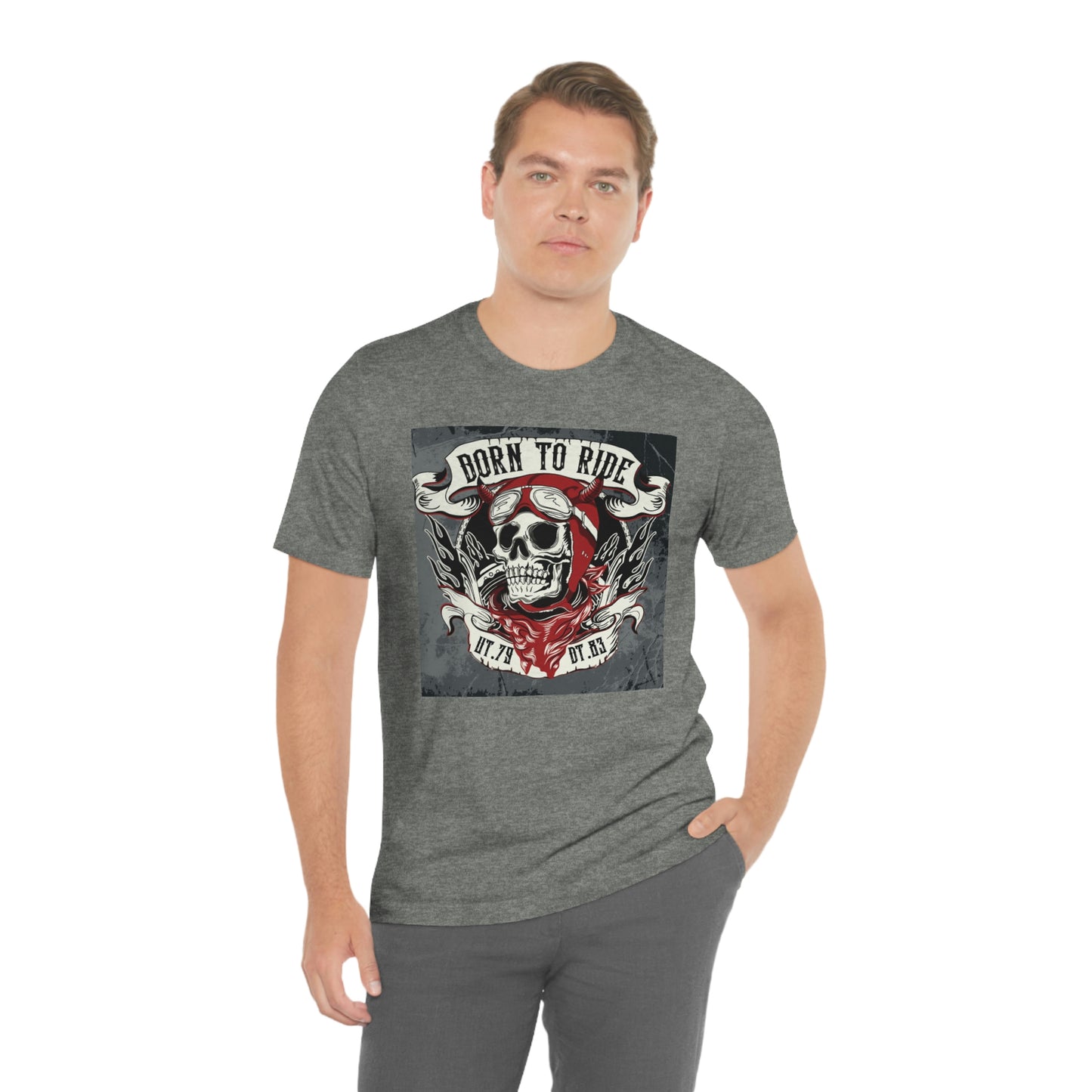 Born to ride- Jersey Short Sleeve Tee