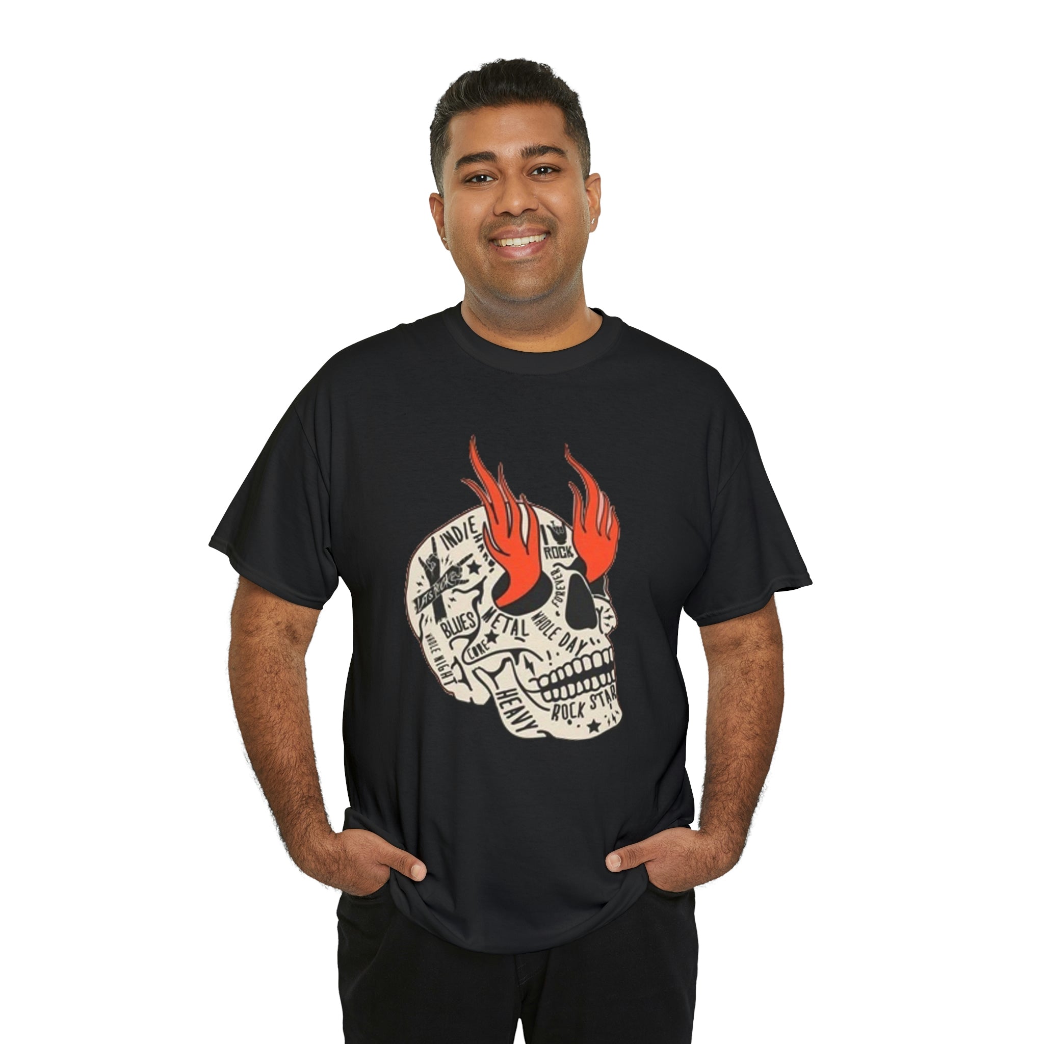 Rocker head- Heavy Cotton Tee