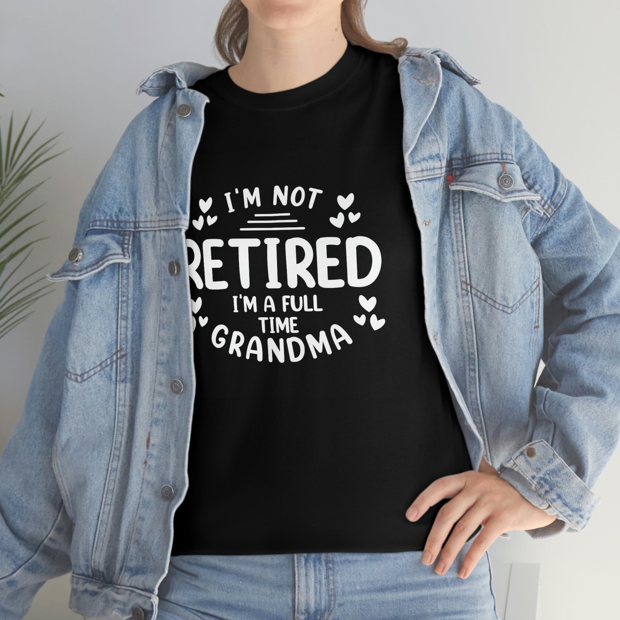 Full time grandma- Heavy Cotton Tee
