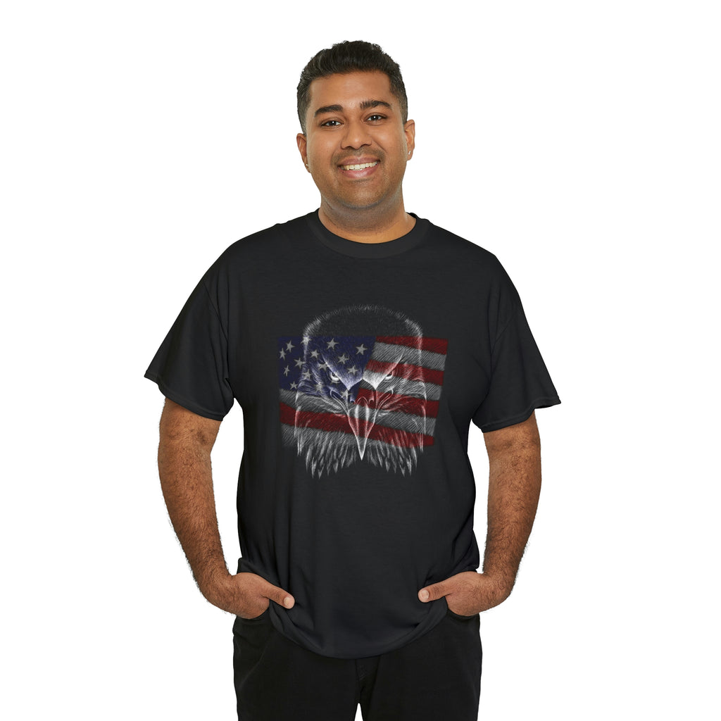 Patriot Eagle- Heavy Cotton Tee
