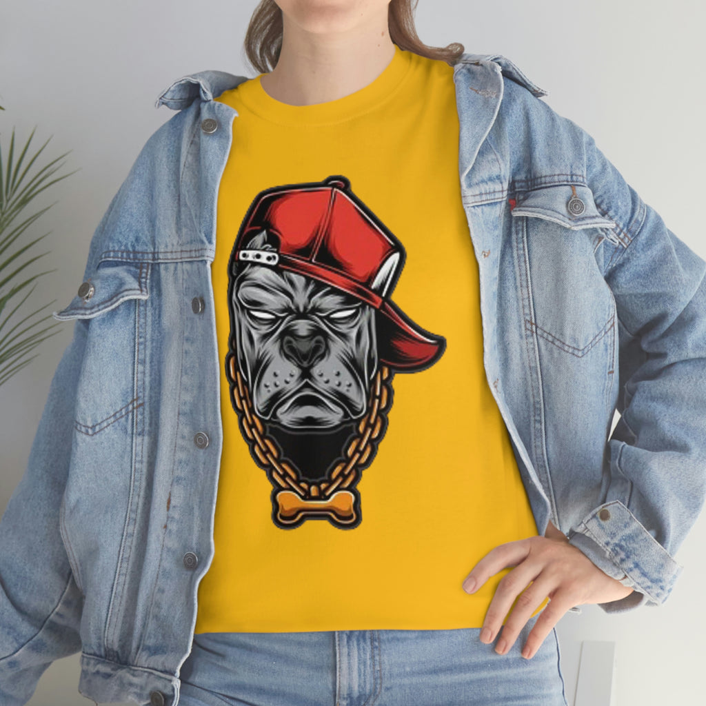 Gangster dog- Heavy Cotton Tee