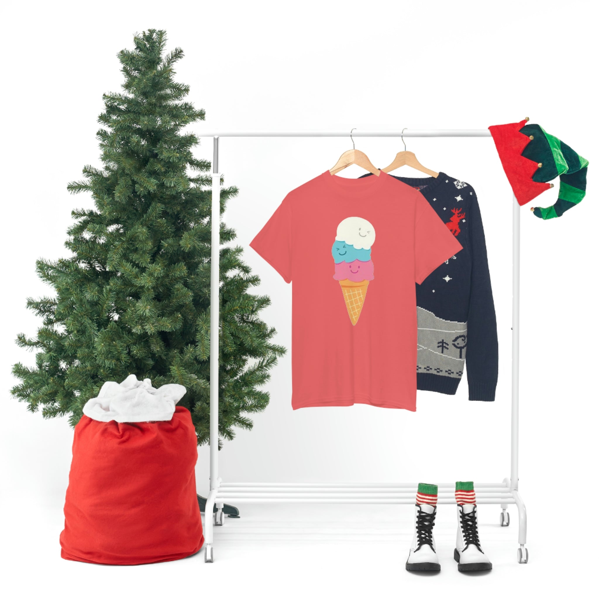 Ice cream- Unisex Heavy Cotton Tee