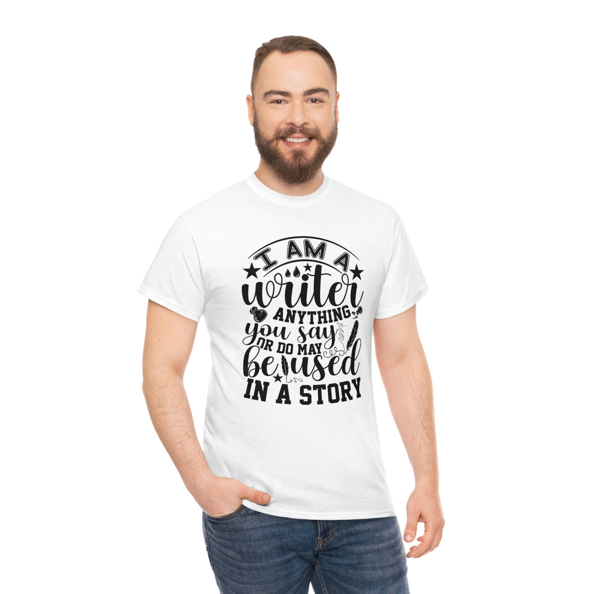 I am a writer- Unisex Heavy Cotton Tee
