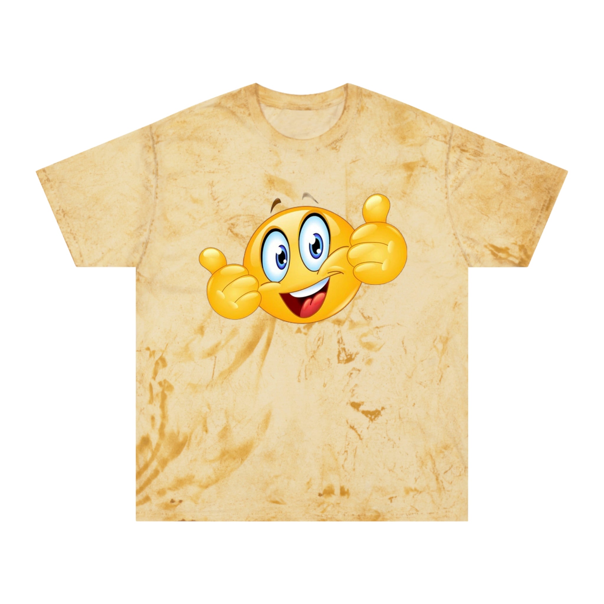 Smiley face— Unisex Color Blast T-Shirt