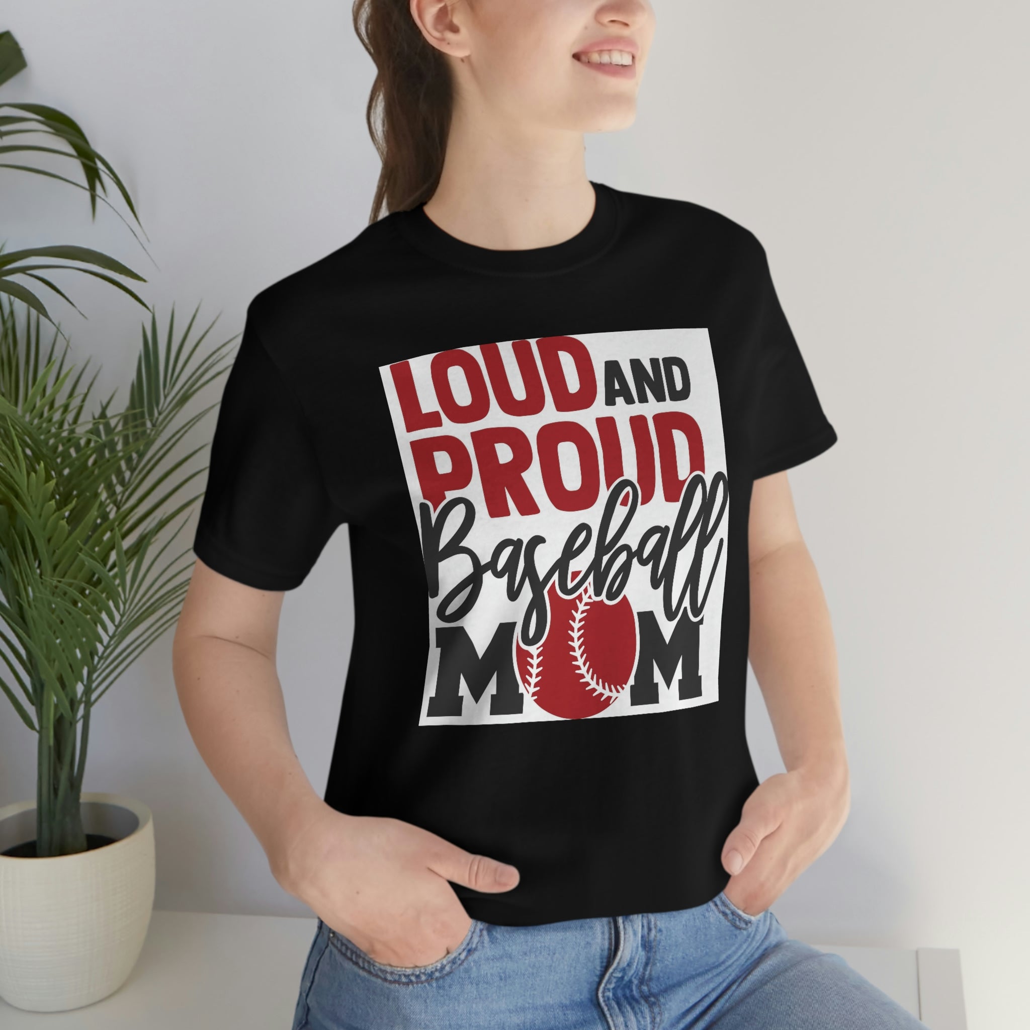 Baseball mom-  Jersey Short Sleeve Tee