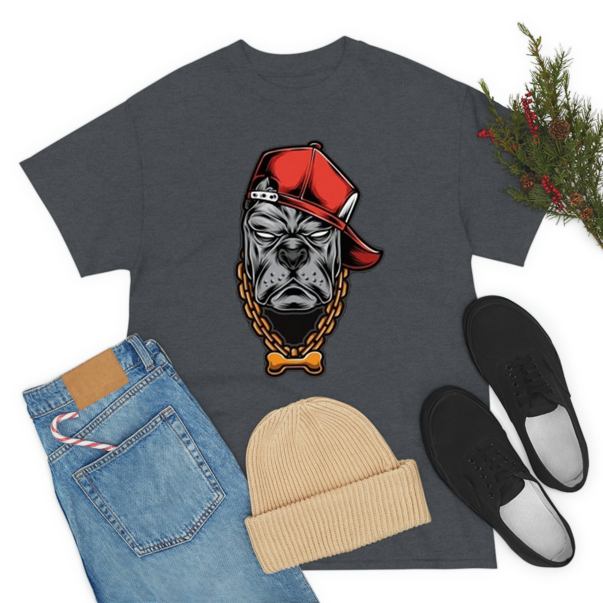 Gangster dog- Heavy Cotton Tee