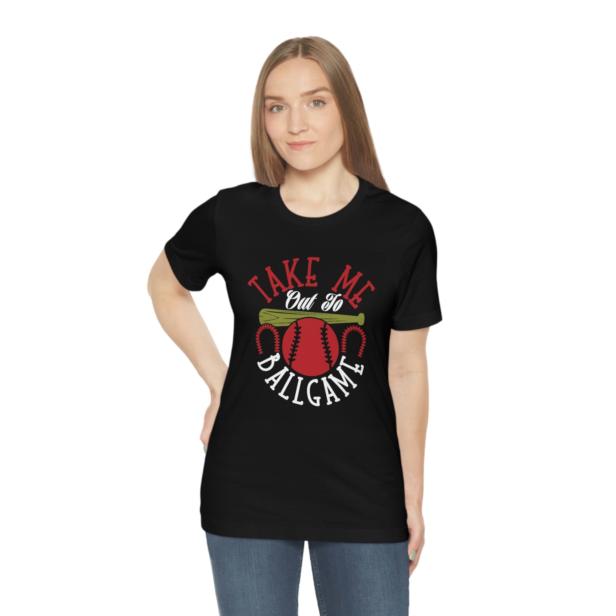 Take me to the ballgame- Jersey Short Sleeve Tee
